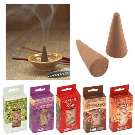 - 5 Pk Hem Incense Cones Natural Smoke Home Fragrances Assorted Aroma Bulk Sampler