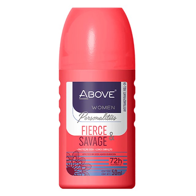 ABOVE Feroz y Salvaje, 72 Horas Desodorante Antitranspirante Mujer, 50 ml