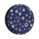 thumbnail image 1 of Fotbe Snowflakes2 Funda de Llanta de Repuesto con Estampado, Engrosada, Ajuste Universal para Jeep, Remolque, RV, SUV, Camión-14 inch, 1 of 6