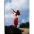 thumbnail image 1 of Cuadro Decorativo - Baile de hula de cielos felices Jr  Impresión en canvas, estrechado., 1 of 2