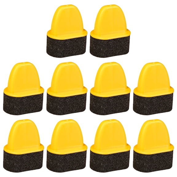 10Pcs Shoe Polish Applicator Brush Ergonomic Handle Shoe Care Sponge Brush For Shining Leather Shoes Footwear Belt Bag