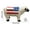 C, variant on ​​Resin Independence Day Animal Figurines - Patriotic Desktop Decor for Holiday & Home Celebrations​​