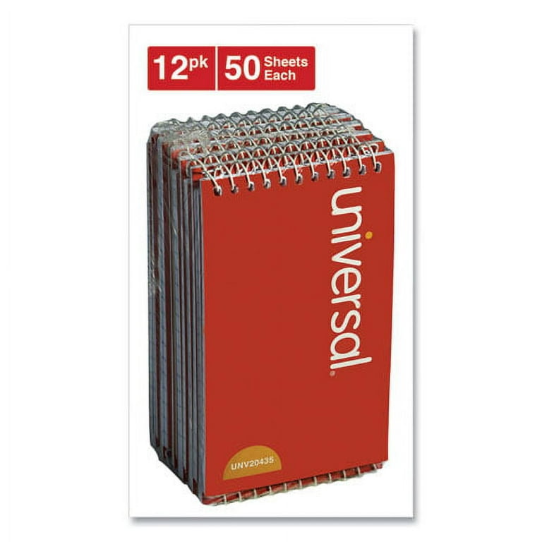 Wirebound Memo Pad with Coil-Lock Wire Binding, Narrow Rule, Orange Cover, 50 White 3 x 5 Sheets, 12/Pack Wirebound Memo Pad with Coil-Lock Wire Binding, Narrow Rule, Orange Cover, 50 White 3 x 5 Sheets, 12/Pack