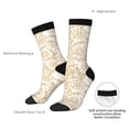thumbnail image 4 of Pofeuu Plant Print Crew Socks, Adult Running Hiking Socks for Youth and Adult, 4 of 6