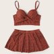 thumbnail image 4 of Conjunto de Bikini de Cintura Alta para las Mujeres Correas Ajustables Set de Dos Piezas sin Espalda, Silueta de Corte Alto Sexy, 4 of 5