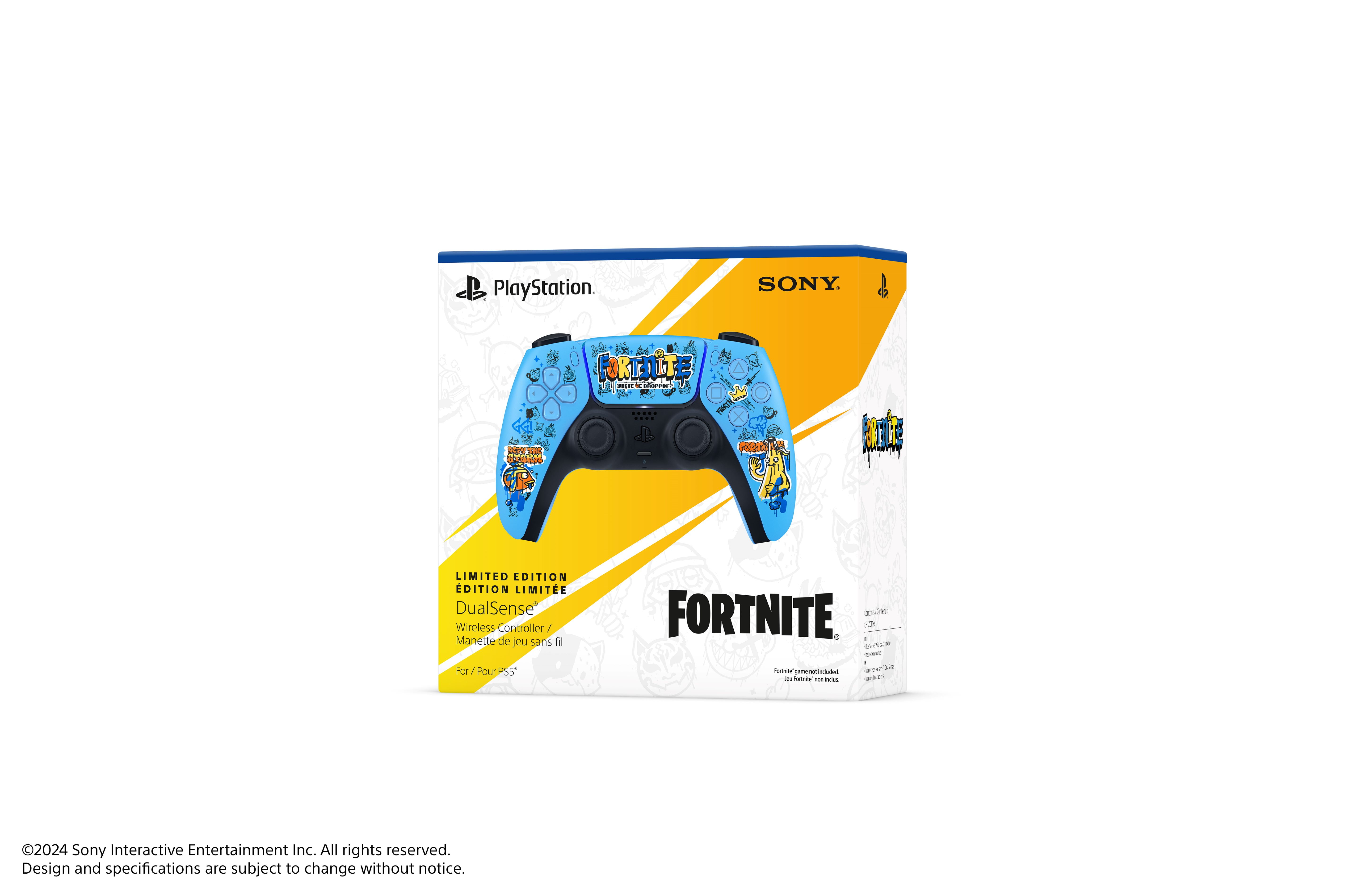 Manette de jeu sans fil DualSense® – Édition limitée Fortnite®