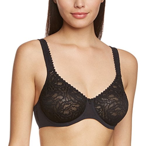 sheer seamless underwire bra