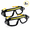Yellow-2 pack, variant on 2 Pack Multifunction Glasses Light, USB Rechargeable Headlamp with Lithium Battery, Clip-On Eyeglass Light and Head-Worn Outdoor Lighting, Adjustable Beam for Reading, Hiking, Camping, Fishing,Repair