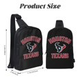 Texans Chest Bag Dual Pocket Cartoon Sling Bag Chest Crossbody Bag Men