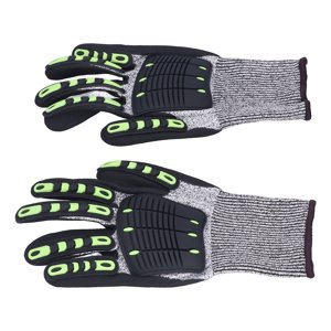 Gants de travail, Gants doux Antidérapant Anti Impact pour l'extérieur pour l ́industrie pour mécanicien