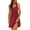 Wine Red, variant on Ekouaer Nightgowns for Women Cotton Night Gown Tank Sleeveless Sleepshirt Racerback Nightdress Chemise Sleepwear