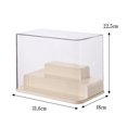thumbnail image 4 of Caja ciega, soporte de exhibición de almacenamiento, acrílico transparente, a prueba de polvo, vitrina de decoración hecha a mano, caja de exhibición de burbujas, 4 of 6