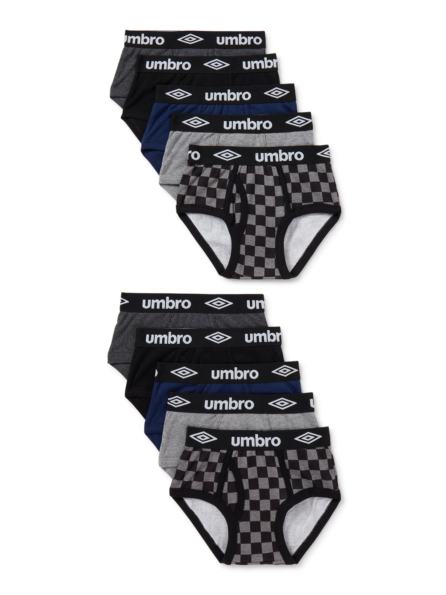 annuleren koppeling Maryanne Jones Umbro Boys Underwear, 10 Pack Briefs Sizes 4-18 & Husky - Walmart.com