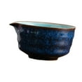 thumbnail image 4 of DOLITY Ceramic Matcha Bowl Traditional Porcelain Tea Bowl for Tea House Dining Room Blue, 4 of 9