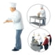 thumbnail image 5 of Escena de construcción de modelos a escala 1:64 Figuras pintadas Figuras de chef Persona Chef Grey 3, 5 of 9