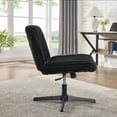 thumbnail image 3 of CQSXDA Wide Seat Adjustable Swivel Criss Cross Chair, for Office and Vanity Use, Ergonomic Design, 3 of 9