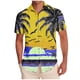 thumbnail image 1 of Mens Casual Manga Corta Botón Abajo Camisas Impresas Botón de Bolsillo Turndown Collar Blusa para Verano Al Aire Libre Casual Diario, 1 of 6