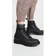 DR MARTENS Mens Black Back Pull-Tab Padded 1460 Pascal Round Toe Block Heel Lace-Up Leather Combat Boots 8