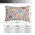 thumbnail image 3 of KLL Trendy Floral Design Pillow Covers Envelope Closure,Super Soft and Cozy Fuzzy Fleece Pillow Case Cover 20"x30", 3 of 7