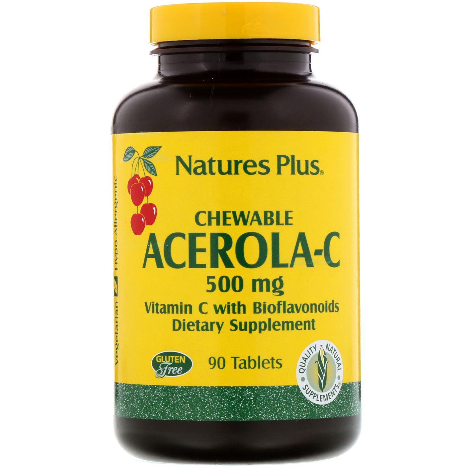 AcerolaC Complex (90 chewable tablets, 500 mg) by Nature's Plus