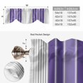 thumbnail image 6 of Purple Gray Stripes Tie Up Valance Curtains for Windows, Kitchen Curtains Window Treatments, Modern Simple Abstract Vertical Lines Short Window Shades Valances for Bedroom Bathroom Cafe 42"x18", 6 of 8