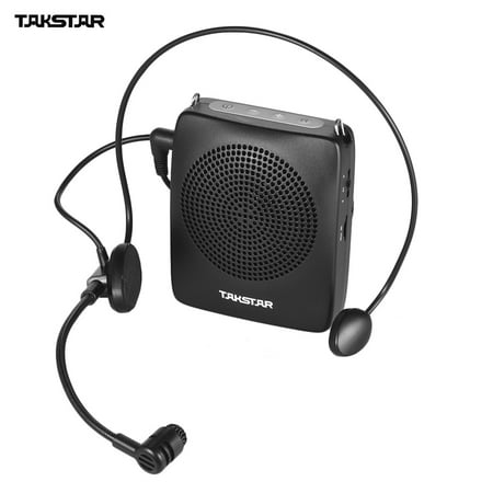 Tour Player - TAKSTAR E128 Portable Voice Amplifier Amp Digital Player 8W Built-in Rechargeable Battery with Microphone for Teaching Tour Guiding Training Market Promotion