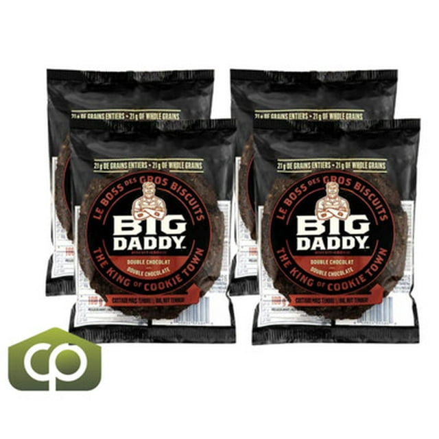 Big Daddy Double Chocolate Cookies, 8 × 100 g - Rich Indulgence (4/Case)