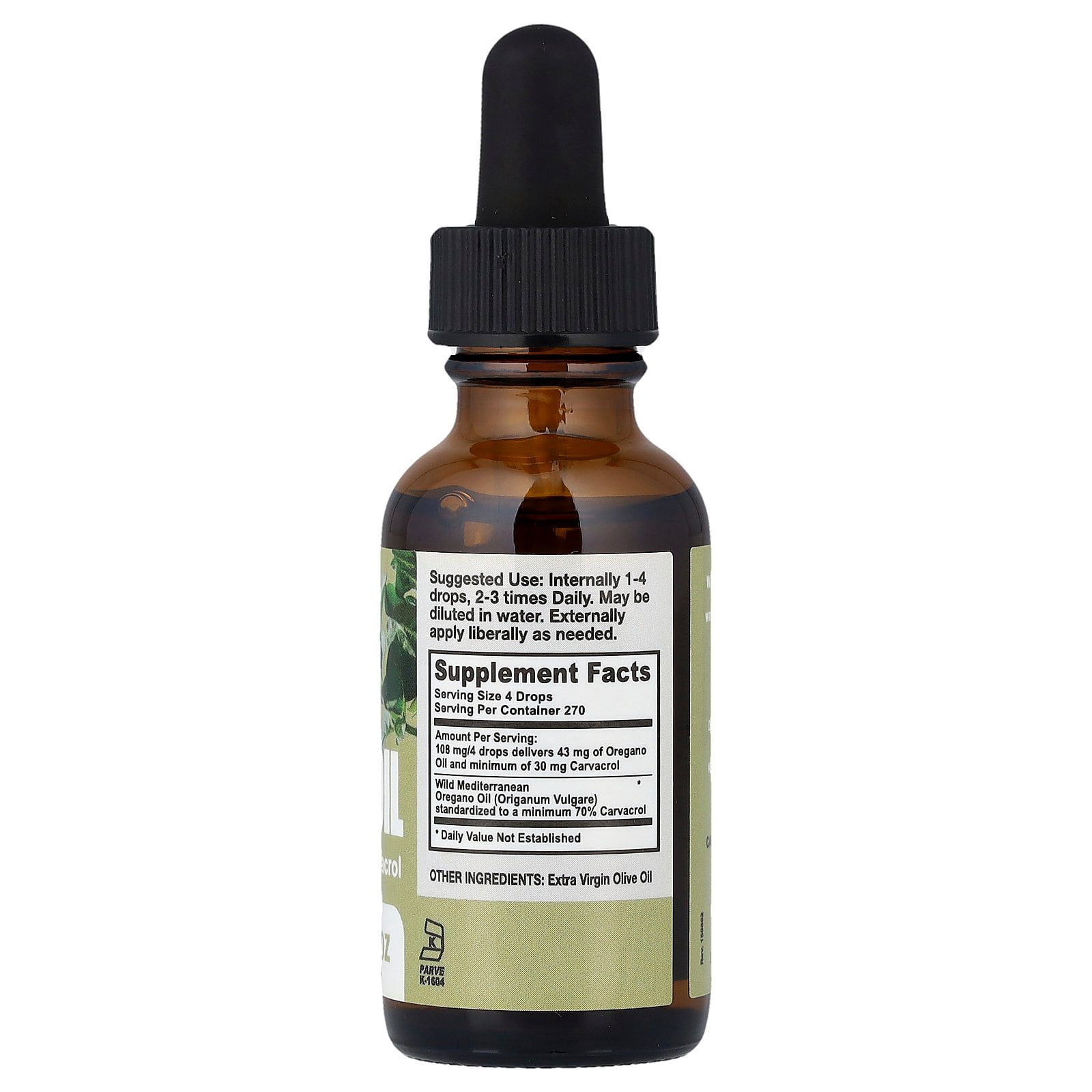 California Natural - Wild Oregano Oil - 1 fl. oz.
