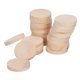 thumbnail image 1 of Round Wood Coins, Unfinished Wood Cutout 50Pcs Widely Used Easy DIY For Decor ANGGREK Otros, 1 of 8