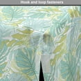 thumbnail image 4 of Tropical Dog Crate Cover, Monstera Coconut Palm Leaves in Soft Tones Paradise Forest Jungle Botany, Easy to Use Pet Kennel Cover Small Dogs Puppies Kittens, 7 Sizes, Pale Blue and Khaki, by Ambesonne, 4 of 6