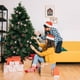 thumbnail image 4 of RKSTN christmas deals Christmas Cloth Bag Red Plaid 8cm Christmas Tree Hanging Decorations Christmas Foam Decorative Hangings., 4 of 6
