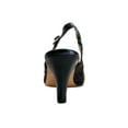 thumbnail image 4 of FLORAL Janice Women's Wide Width Dress Slingback Pumps BLACK 8.5, 4 of 6