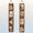 Brown, variant on White 4x6 Collage Picture Frames Set of 2 Wall Decor