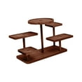 thumbnail image 1 of serony Display Riser Sturdy Tabletop Tiered Tray Dolls Makeup Collection Figure for Walnut 29.5x13x21cm, 1 of 6