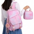thumbnail image 3 of Laptop School Bag Backpack，Fashion Lightweight Travel Shoulder Bookbags，Primary School Season Gift 3 PCS, 3 of 5