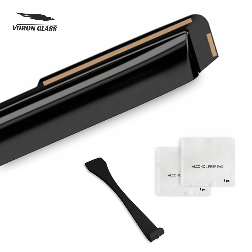 Voron Glass in-Channel Extra Durable Rain Guards for Jeep Gladiator 2020-2026, Window Deflectors, Vent Window Visors, 4 Pieces - 200292