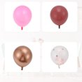 thumbnail image 3 of Unique Bargains Latex Party Balloons with Ribbon Pink Red Gold Tone Clear 10inch 20Pcs, 3 of 6