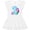 AA-White, variant on Inktastic Second Birthday Mermaid Girls Toddler Dress