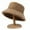 Coffee, variant on D-GROEE Winter Faux Bucket Hat Wool Fluffy Plush Bucket Hat Thick Fuzzy Fisherman Hat