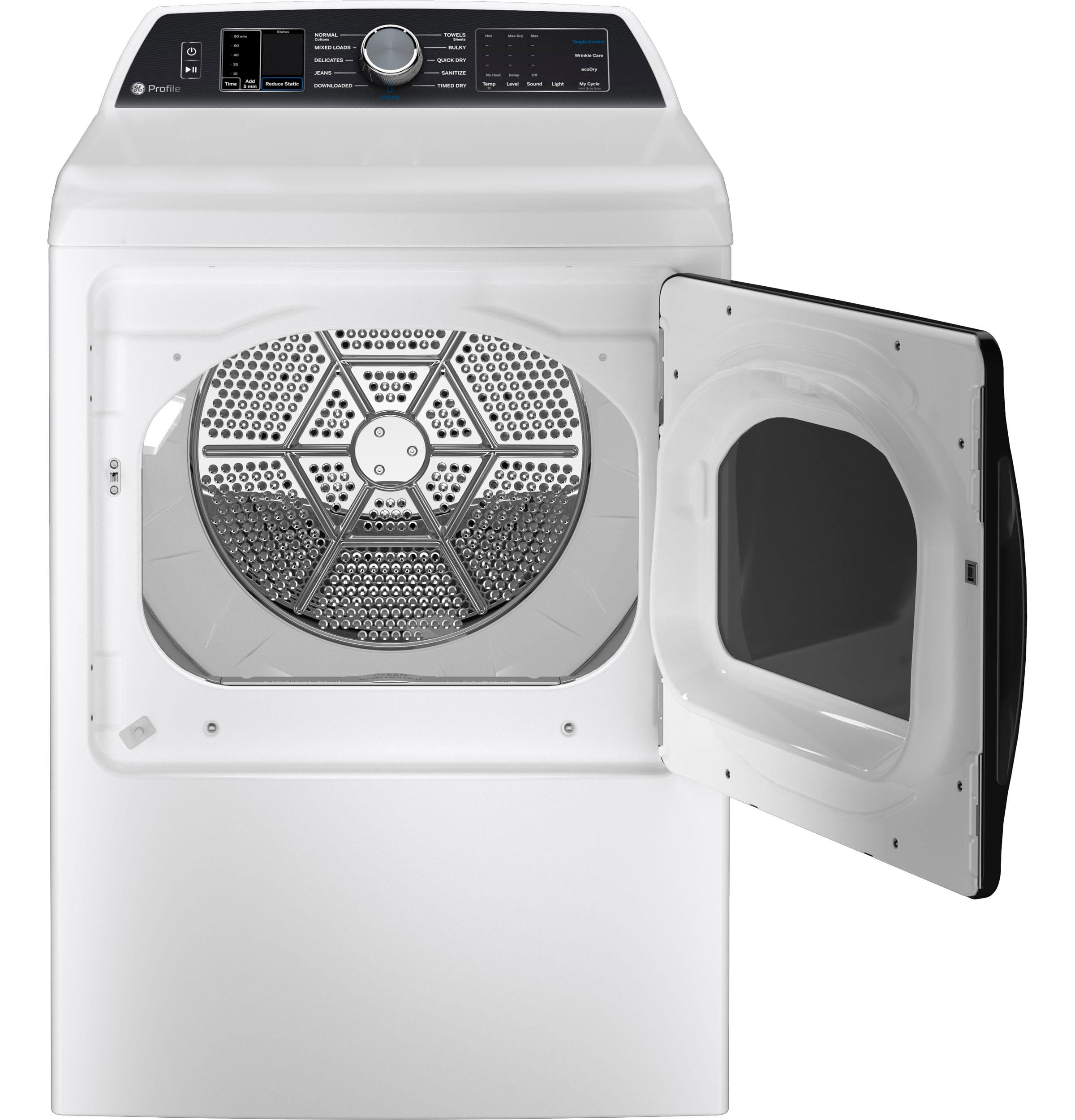 27 Inch Gas Smart Dryer with 7.4 Cu. Ft. Capacity, Tangle Control, Steam Cycle, Sanitize Cycle