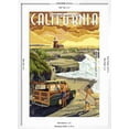 thumbnail image 5 of Art.com California Coast - Woody and Lighthouse Art Print by Lantern Press, White Frame Wall Art, 21" x 29", 5 of 5