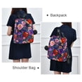 thumbnail image 6 of FORMRS Women's Travel Backpack Purse Anti-Theft Hidden Pockets Casual Shoulder Bag, Beautiful Floral Pattern, 6 of 7