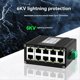 thumbnail image 3 of Miniconmutador Industrial Ethernet Gigabit PoE de 10 Puertos, Conmutador Industrial Ethernet 10/100/1000 Mbps, RJ45, Carril DIN, IP40, 3 of 5