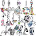 thumbnail image 2 of Charms Motocicleta Avión DIY Pulsera 925 Cuentas De Plata Encantos De Los Granos Ajuste Original Collar De Mujeres Joyería Regalo Del Día De San Valentín, 2 of 4