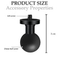 thumbnail image 2 of Adaptador con forma de bola de 1 pulgada para Insta360 OneX5, X4, X3, X2, R, RS, GO 2, GoPro, 2 of 7