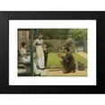 thumbnail image 2 of George Dunlop Leslie 18x13 Black Modern Framed Museum Art Print Titled - The Goldfish Seller, 2 of 5