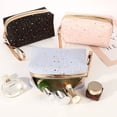thumbnail image 4 of Neceser Organizador Maquillaje Mujer-Estuche Maquillaje Bolsa Viaje-Bolsa Cosmeticos Almacenar Maquillaje-Neceser Maquillaje Viaje-Bolsa Aseo Mujer-Neceser Maquillaje Pequeño, 4 of 5