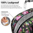 thumbnail image 5 of Womens Pioneer Flower Floral Print Pattern Lunch Box for Work,Insulated Lunch Bag for Women,Loncheras Para Mujer,Leakproof Adult Lunch Bag for Work,Beach,Travel,Picnic,Camping, 5 of 7