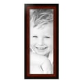 thumbnail image 2 of ArtToFrames 8" x 21" Matte mahogany Diploma Picture Frame, 8x21 inch Brown Wood Poster Frame (WOM-5108), 2 of 7