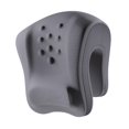 thumbnail image 2 of Bunblic Neck Pillow Support Cushion Removable and Washable Cover Headrest Pillow Memory Foam for Plane Workstations Car Working Chair Light Gray, 2 of 8